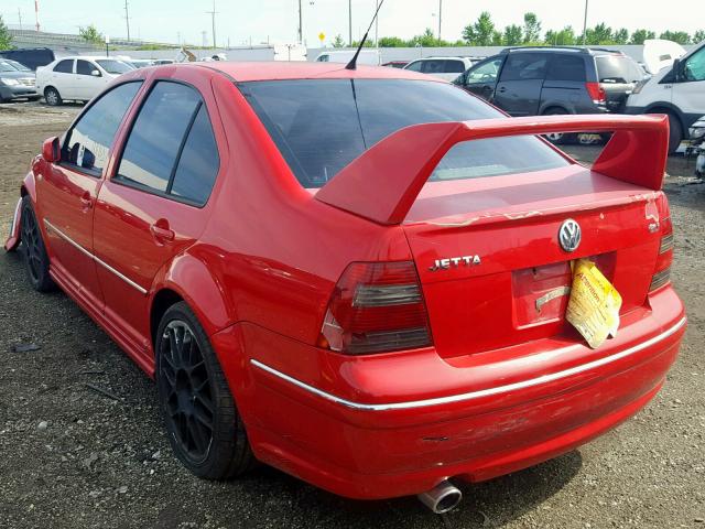 3VWSE69M15M015756 - 2005 VOLKSWAGEN JETTA GLI RED photo 3