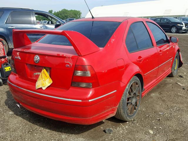 3VWSE69M15M015756 - 2005 VOLKSWAGEN JETTA GLI RED photo 4