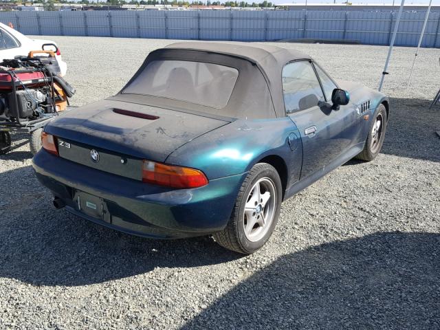 4USCH7329TLB69820 - 1996 BMW Z3 1.9 GREEN photo 4