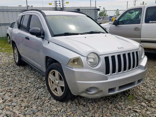 1J8FT47W97D170260 - 2007 JEEP COMPASS SILVER photo 1