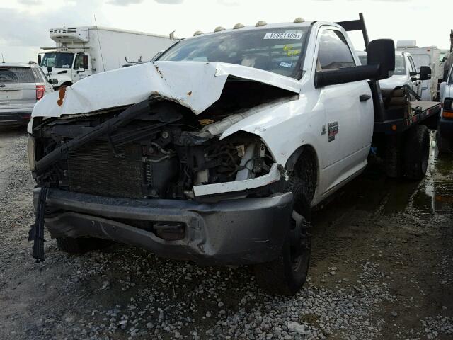 3D6WF4EL9BG553807 - 2011 DODGE RAM 3500 S WHITE photo 2