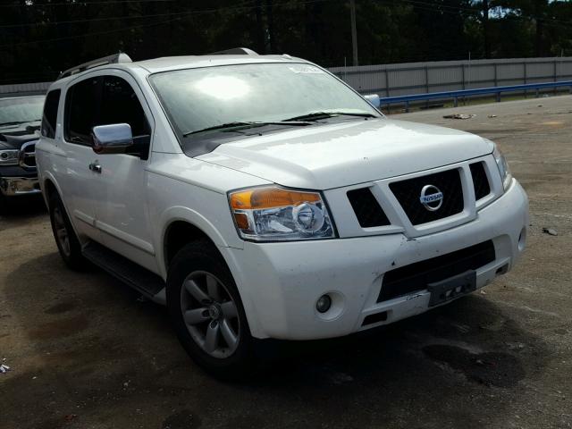 5N1AA0ND8BN608184 - 2011 NISSAN ARMADA SV WHITE photo 1