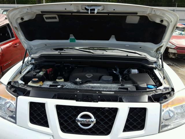 5N1AA0ND8BN608184 - 2011 NISSAN ARMADA SV WHITE photo 7