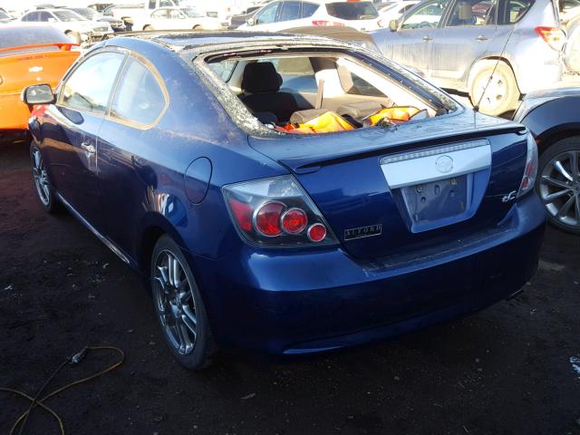 JTKDE167690300516 - 2009 TOYOTA SCION TC ლურჯი ფოტო 3