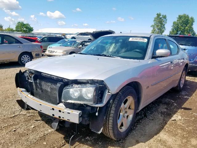 2B3CA3CVXAH202538 - 2010 DODGE CHARGER SX SILVER photo 2