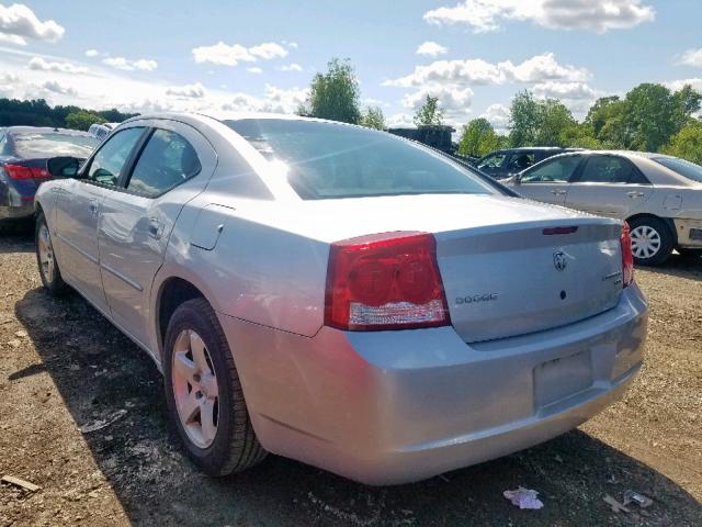 2B3CA3CVXAH202538 - 2010 DODGE CHARGER SX SILVER photo 3