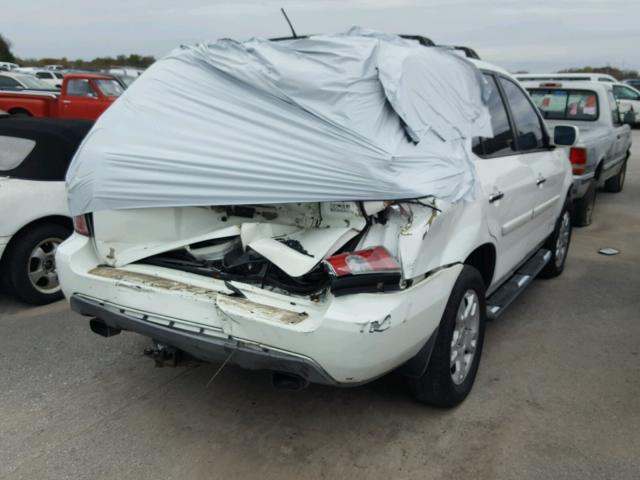 2HNYD186X4H524189 - 2004 ACURA MDX TOURIN WHITE photo 4