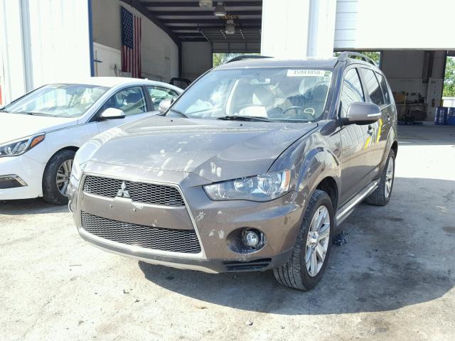 JA4AS3AW6CU019825 - 2012 MITSUBISHI OUTLANDER BROWN photo 2