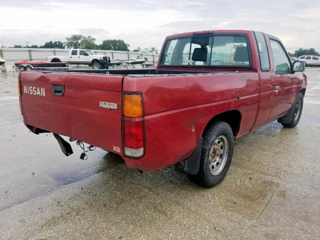 1N6SD16S7SC445233 - 1995 NISSAN TRUCK KING RED photo 4