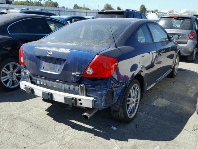 JTKDE177X50039433 - 2005 TOYOTA SCION TC ლურჯი ფოტო 4