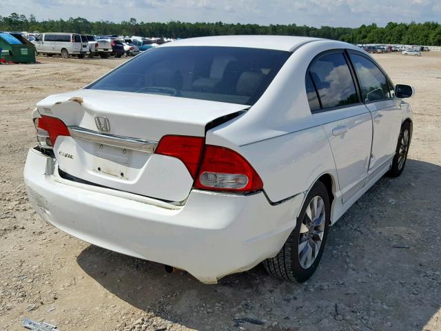2HGFA16949H329362 - 2009 HONDA CIVIC EXL 白色 照片 4