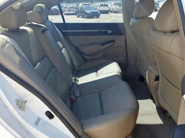 2HGFA16949H329362 - 2009 HONDA CIVIC EXL 白色 照片 6