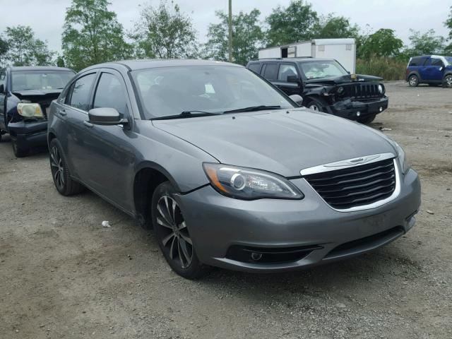 1C3CCBBB6DN598476 - 2013 CHRYSLER 200 TOURIN GRAY photo 1