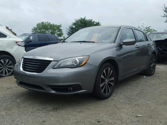 1C3CCBBB6DN598476 - 2013 CHRYSLER 200 TOURIN GRAY photo 2