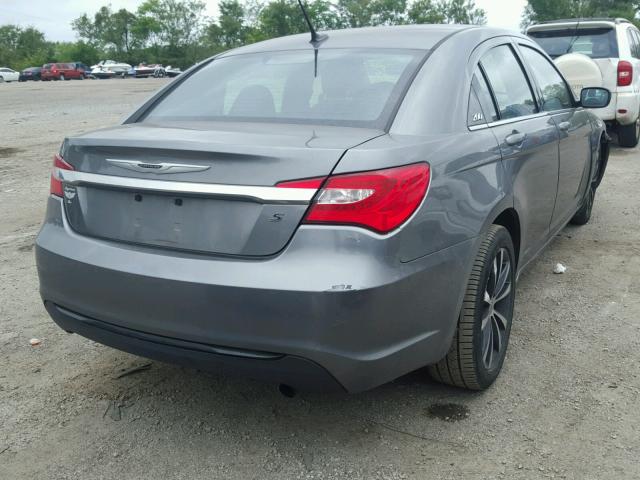 1C3CCBBB6DN598476 - 2013 CHRYSLER 200 TOURIN GRAY photo 4