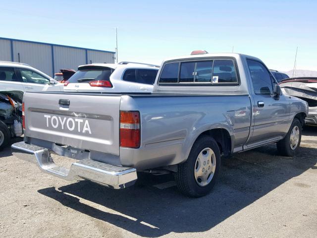 4TARN81P7SZ325953 - 1995 TOYOTA PICKUP 1/2 GRAY photo 4