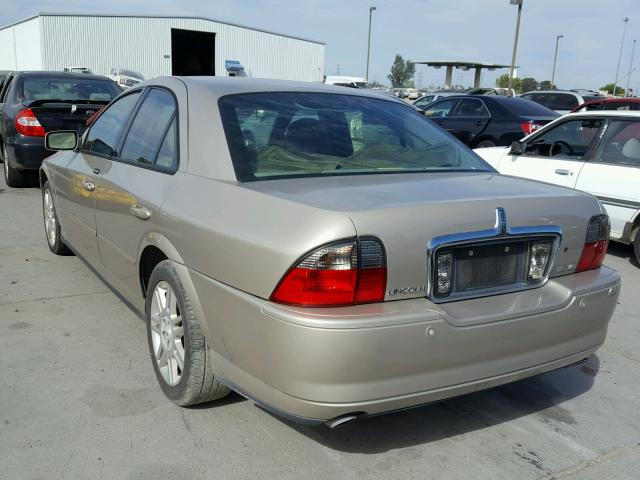 1LNHM87A54Y611245 - 2004 LINCOLN LS SILVER photo 3