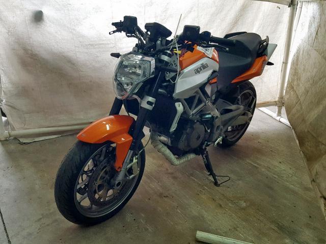 ZD4RAC0048S000173 - 2008 APRILIA SHIVER SL7 ORANGE photo 2