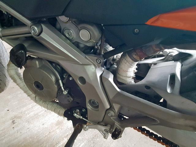 ZD4RAC0048S000173 - 2008 APRILIA SHIVER SL7 ORANGE photo 7