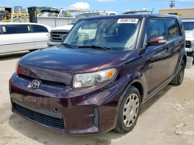 JTLZE4FE5B1120946 - 2011 TOYOTA SCION XB 勃艮第红 照片 2