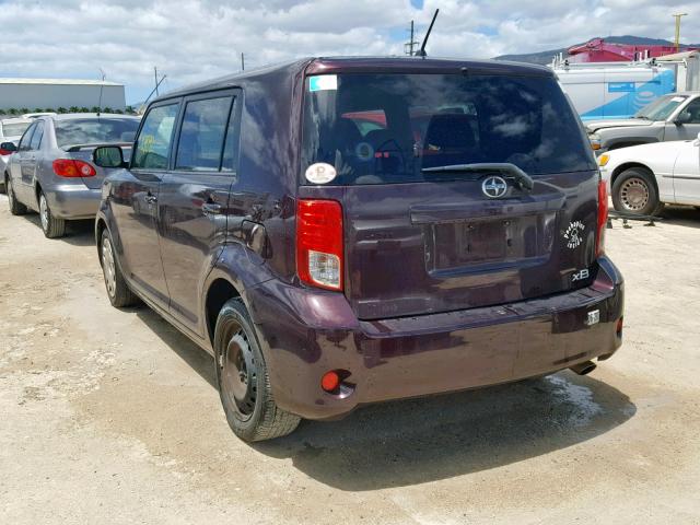 JTLZE4FE5B1120946 - 2011 TOYOTA SCION XB 勃艮第红 照片 3