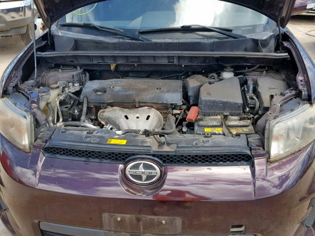 JTLZE4FE5B1120946 - 2011 TOYOTA SCION XB 勃艮第红 照片 7