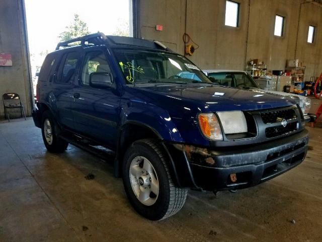 5N1ED28Y01C522557 - 2001 NISSAN XTERRA XE BLUE photo 1