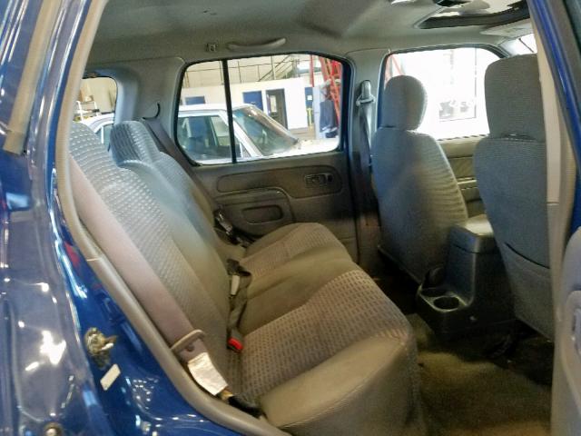 5N1ED28Y01C522557 - 2001 NISSAN XTERRA XE BLUE photo 6