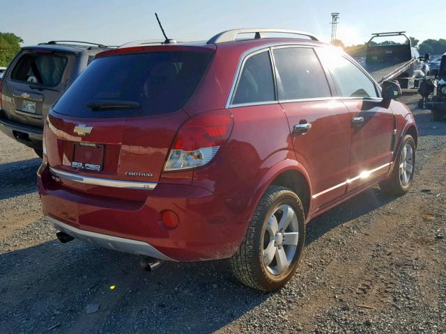 3GNAL3E56CS650621 - 2012 CHEVROLET CAPTIVA SP RED photo 4