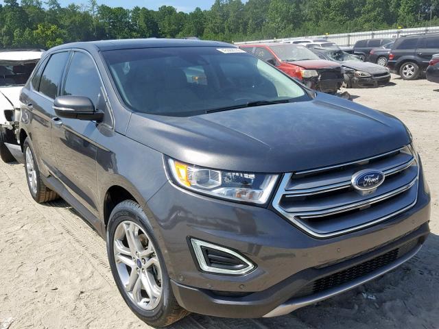 2FMPK3K96FBC01877 - 2015 FORD EDGE TITAN GRAY photo 1