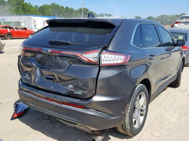 2FMPK3K96FBC01877 - 2015 FORD EDGE TITAN GRAY photo 4