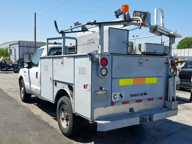 1FDSF30526EC12202 - 2006 FORD F350 SRW S WHITE photo 3