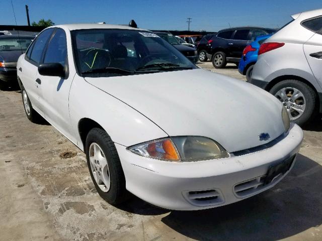 1G1JC524617172480 - 2001 CHEVROLET CAVALIER B WHITE photo 1