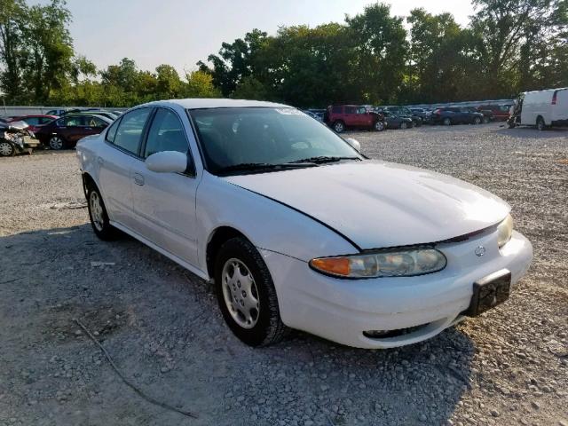 1G3NL52T91C212476 - 2001 OLDSMOBILE ALERO GL WHITE photo 1