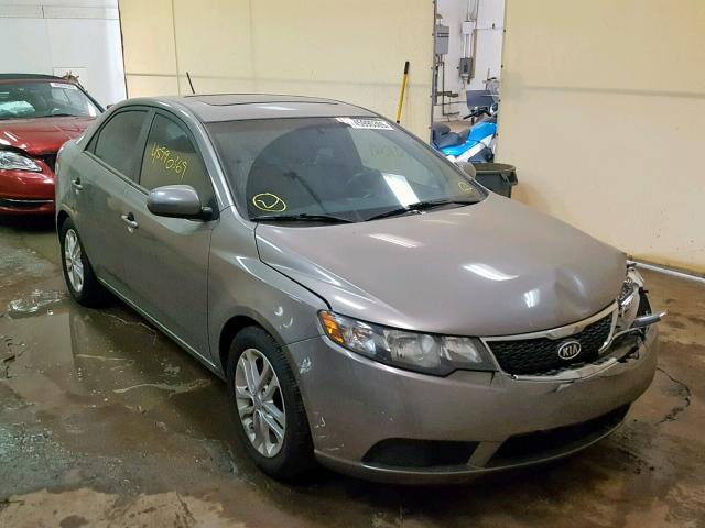 KNAFU4A27C5558566 - 2012 KIA FORTE EX GRAY photo 1