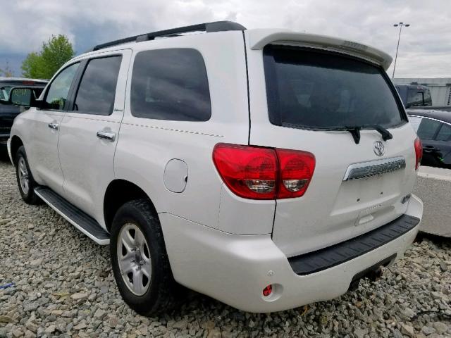 5TDDY5G13DS090334 - 2013 TOYOTA SEQUOIA PL WHITE photo 3