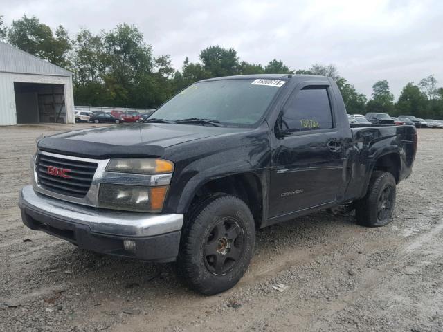 1GTDT146958208903 - 2005 GMC CANYON BLACK photo 2