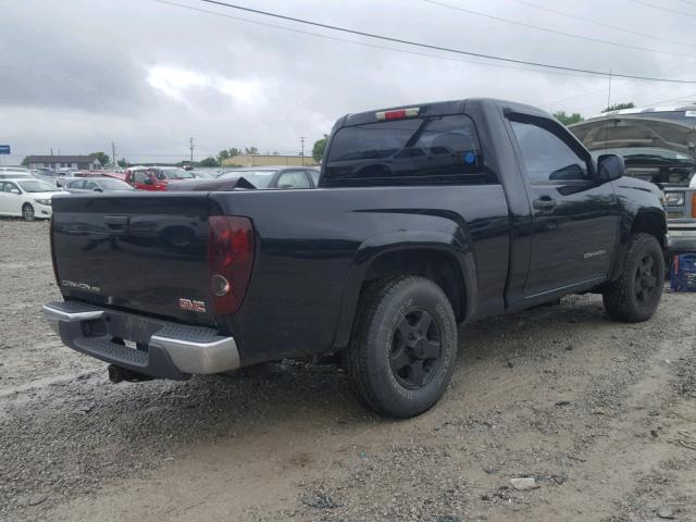 1GTDT146958208903 - 2005 GMC CANYON BLACK photo 4