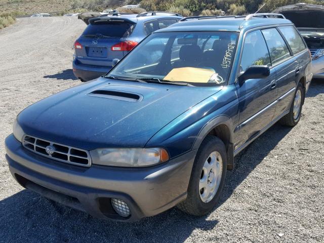 4S3BG6851V7606994 - 1997 SUBARU LEGACY OUT GREEN photo 2