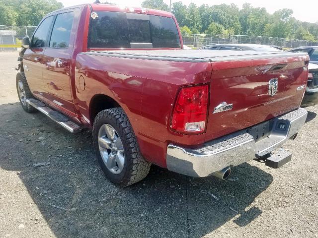 1C6RR7LT5DS545298 - 2013 RAM 1500 SLT RED photo 3