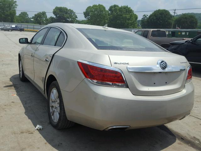 1G4GA5E38DF320418 - 2013 BUICK LACROSSE GOLD photo 3