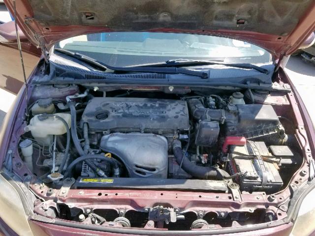 JTKDE177750057744 - 2005 TOYOTA SCION TC იასამნისფერი ფოტო 7