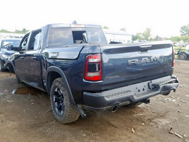 1C6SRFLT2KN750617 - 2019 RAM 1500 REBEL BLACK photo 3