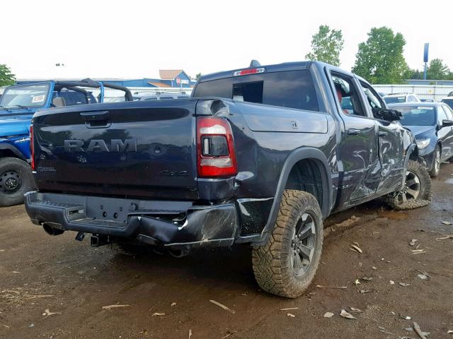 1C6SRFLT2KN750617 - 2019 RAM 1500 REBEL შავი ფოტო 4