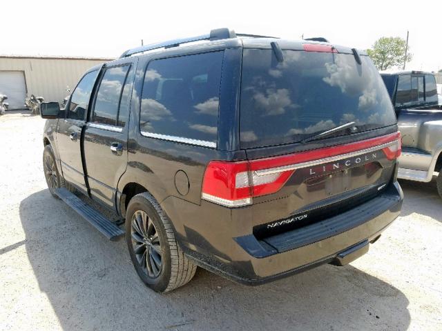 5LMJJ2HT7FEJ10902 - 2015 LINCOLN NAVIGATOR BLACK photo 3