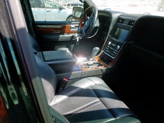 5LMJJ2HT7FEJ10902 - 2015 LINCOLN NAVIGATOR BLACK photo 5
