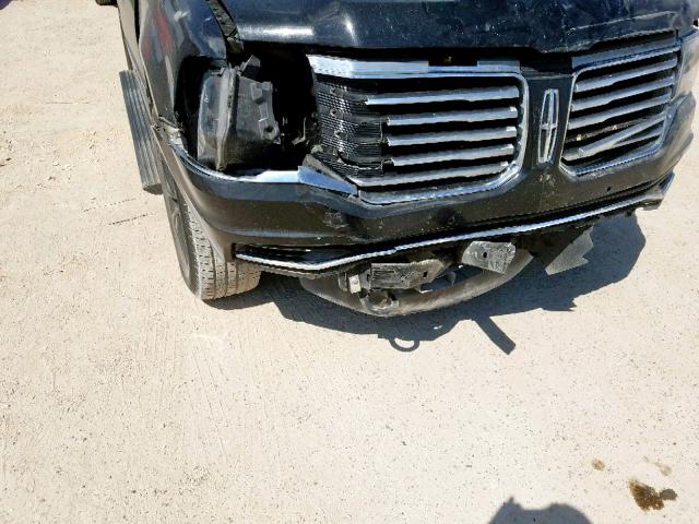 5LMJJ2HT7FEJ10902 - 2015 LINCOLN NAVIGATOR BLACK photo 9