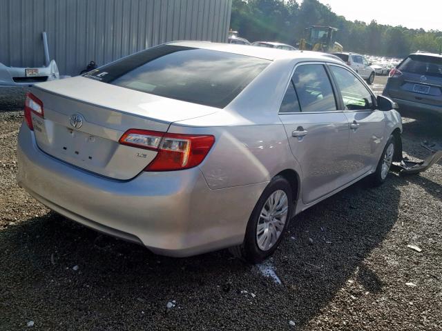 4T1BF1FK8CU062373 - 2012 TOYOTA CAMRY BASE SILVER photo 4
