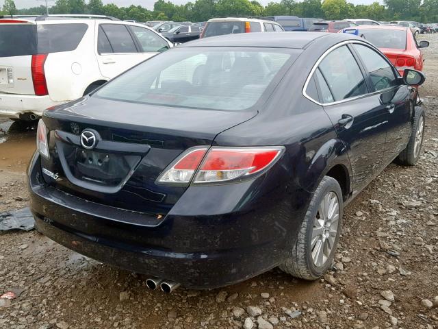 1YVHZ8CH0A5M47225 - 2010 MAZDA 6 I BLACK photo 4