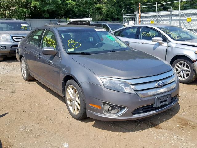 3FAHP0JGXAR386444 - 2010 FORD FUSION SEL GRAY photo 1